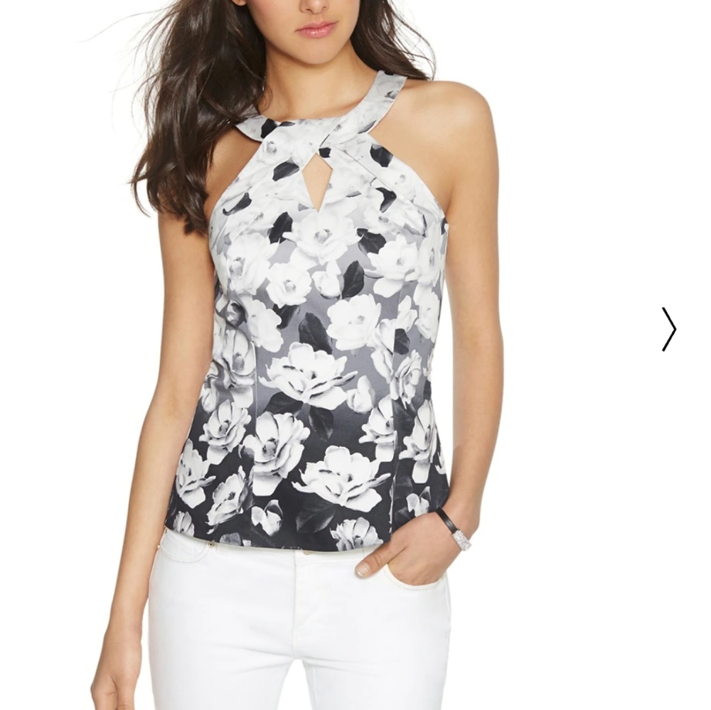 WHBM Halter w/Keyhole